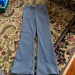 Blue and white striped jeans!